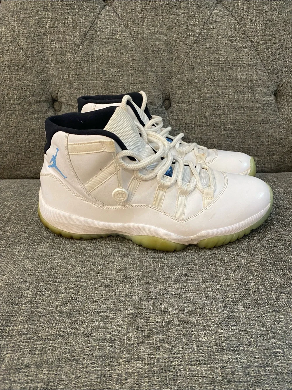 Nike Air Jordan 11 Retro Legend Blue White Sneakers Men’s Size